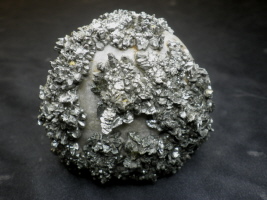 Echinocorys mit Markasit &uuml;berwachsen